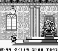 une photo d'Ã©cran de Super Mario Land 2 sur Nintendo Game Boy